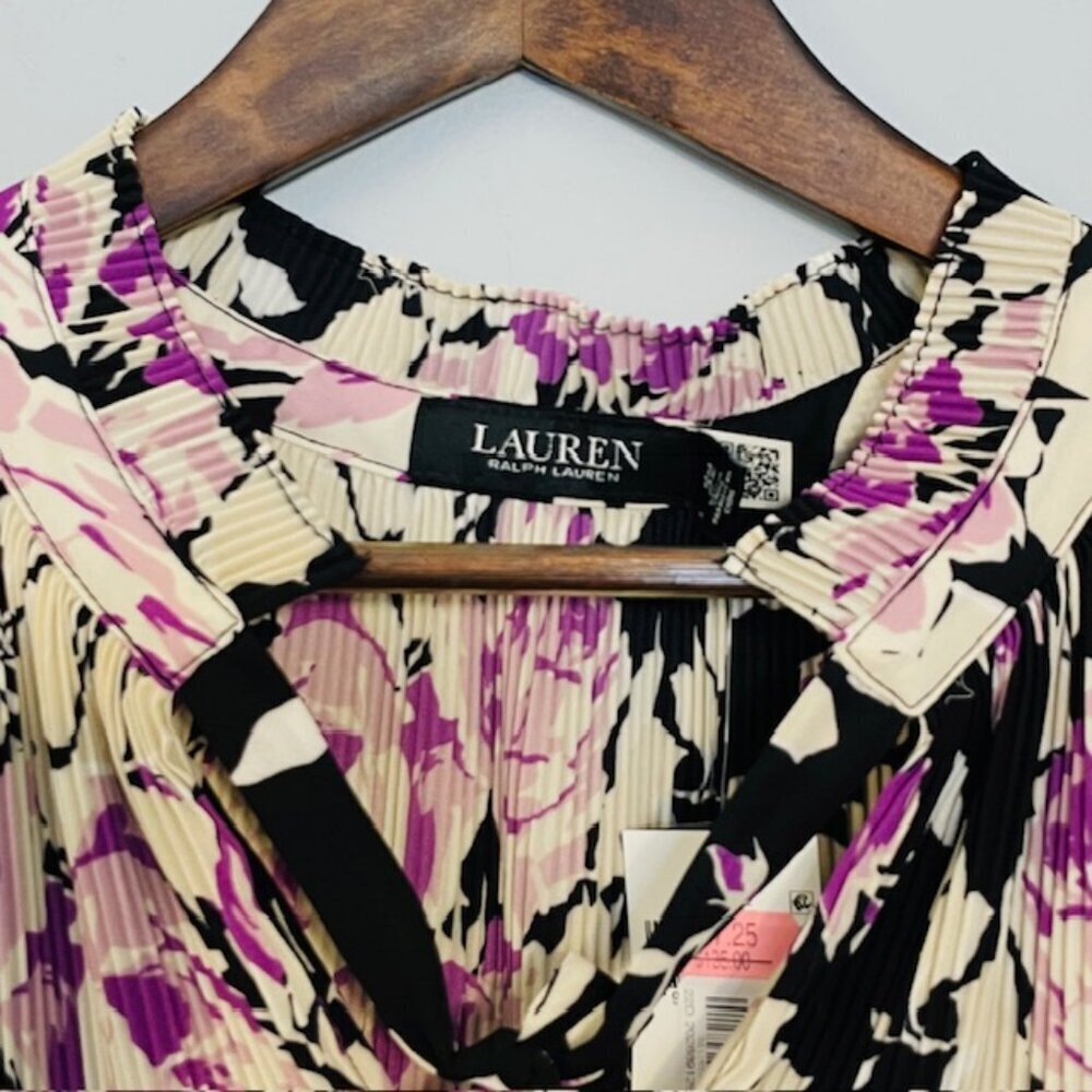 Lauren Ralph Lauren Floral Ruffled Flutter Sleeve Corpcore Blouse Plus NWT 3X - Picture 5 of 10